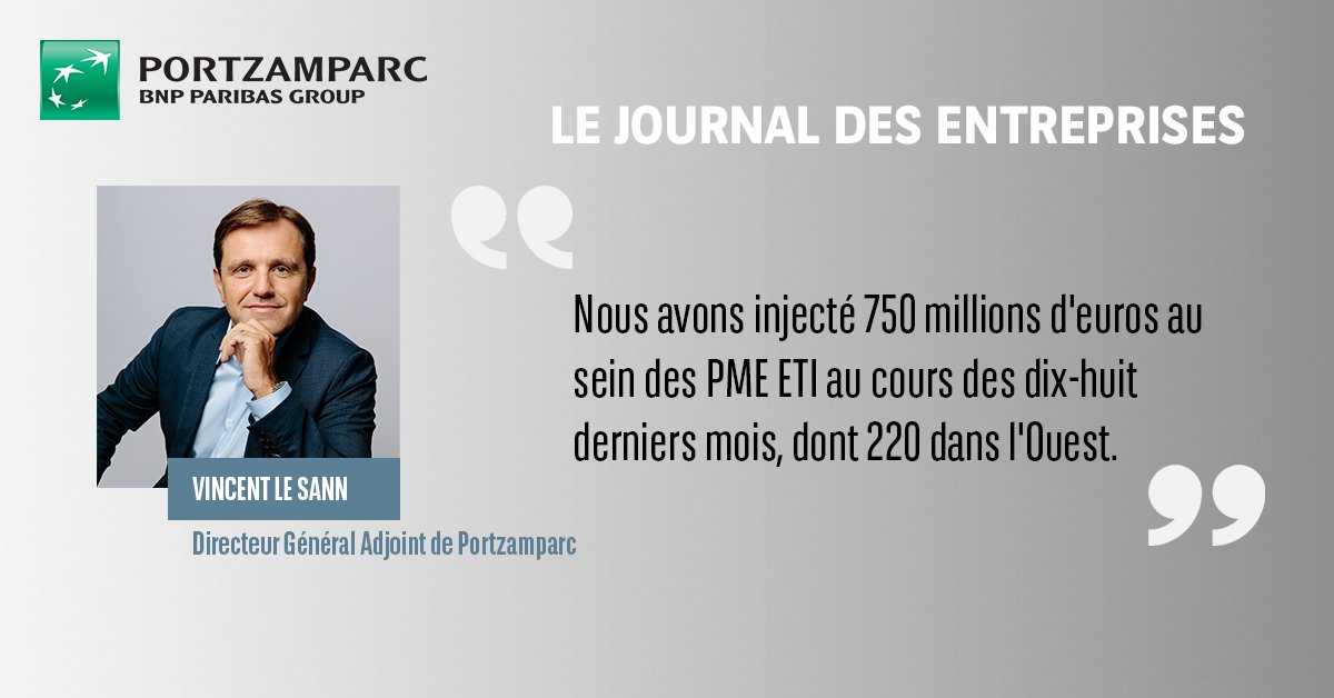 [Actu Media]
Merci pour l'interview de <a href="/Vincent_Le_Sann/">Vincent Le Sann</a>, Directeur Général Adjoint de Portzamparc pour  le <a href="/JEntreprises/">Jeriko Entreprises</a> par <a href="/DavidPouilloux/">David Pouilloux 🐺</a>. 

Lire l'article : bit.ly/3IV1tCW

#bourse #entreprise #finance #IPO #investissement #levéedefonds #financement