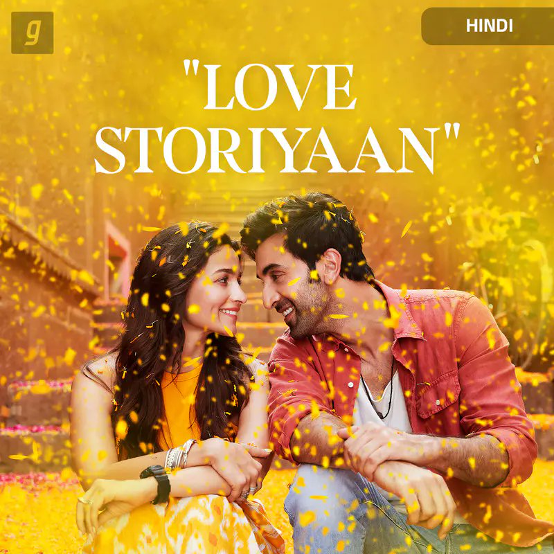 ‘Love storiyaan’ ho toh aisi. Here’s a playlist for your next date! gaana.com/playlist/gaana…. You’re welcome. ❤️ #kesariya #lovestoriyaan #Brahmāstra