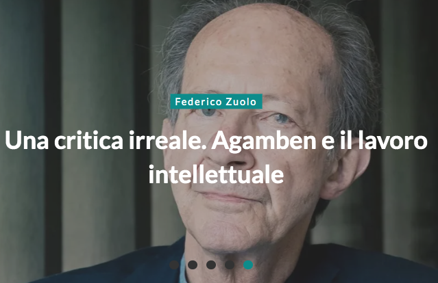Federico Zuolo sulla dimensione critica del pensiero di Giorgio Agamben, a partire dal suo ultimo libro

leparoleelecose.it/?p=44762

@00doppiozero <a href="/Einaudieditore/">Einaudi editore</a> <a href="/quodlibet_/">Quodlibet edizioni</a>
<a href="/Filosofia_Blog/">Filosofia</a>