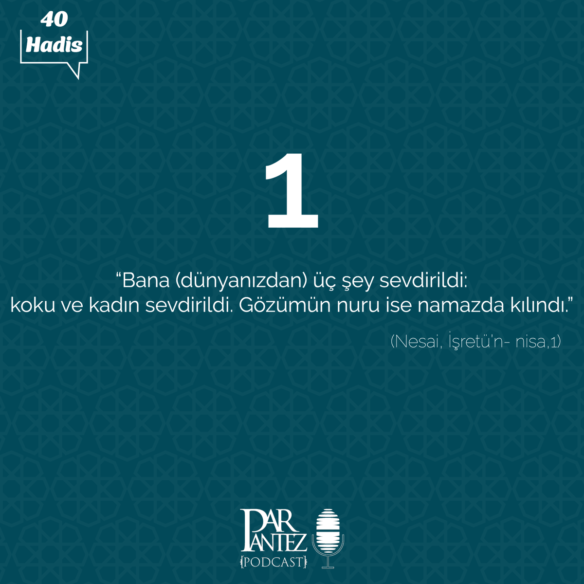 ParantezMecmua's tweet photo. Parantez Podcast yeni programı "40 Hadis" in ilk bölümü ile bugün saat 22.30'da sizlerle. 

Sakın kaçırmayın.

#ParantezPodcast https://t.co/UyPOFM7ycd