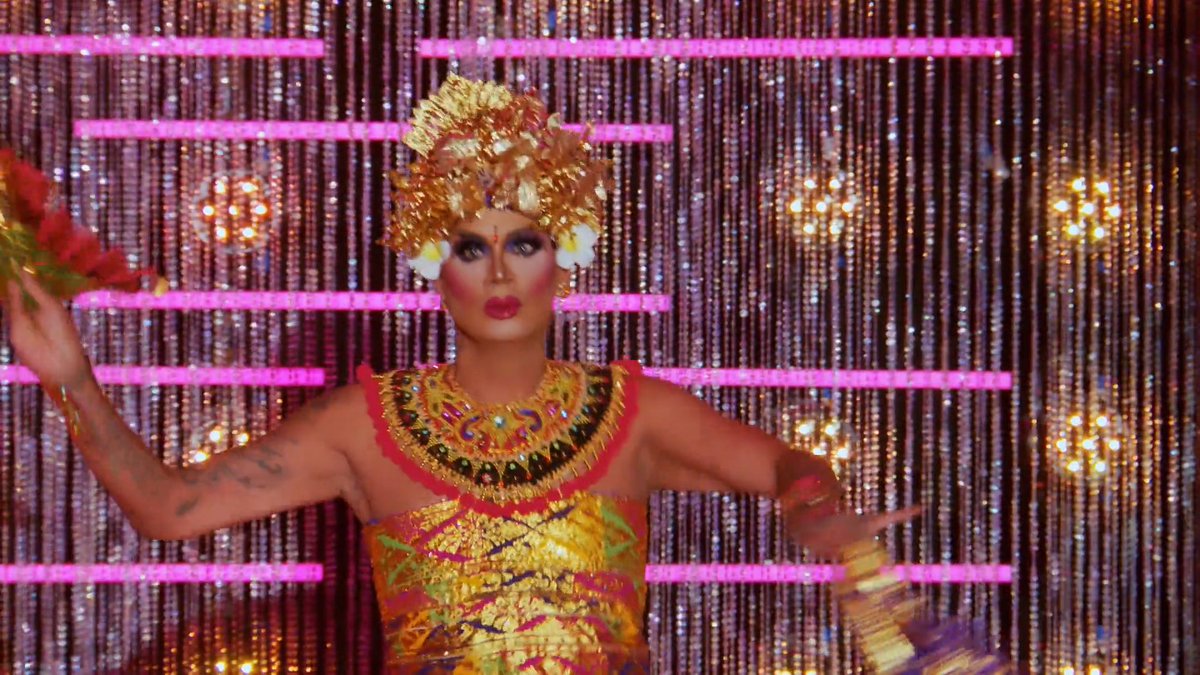 raja's performance is so important, an homage to indonesian culture. and  its so amazing to witness on tv, as theres a lack of asian rep on drag race. and even after 14 seasons, there has only been one asian-american winner on the main franchise #DragRace #AllStars7 #TeamRaja