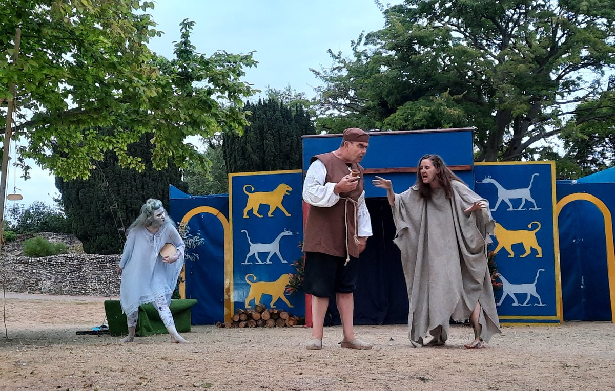 <a href="/BTWgroup/">BuryTheatreWorkshop</a> #Shakespeare The Tempest in the Abbey Gardens last night. Three more performances - book at burytheatreworkshop.org.uk