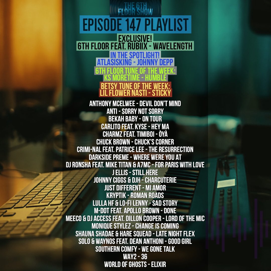 Episode 147 #ComingSoon (26/07/22) #The6thFloorShow 

<a href="/DarksidePreme/">Darkside Preme</a> <a href="/thatdudespits/">Mike Titan</a> <a href="/AtotheSeven/">A7MC</a> <a href="/BigCiggs/">big_johnny_ciggs</a> <a href="/DJHarrisonRVA/">djharrisonrva</a> <a href="/kryptik_riddimz/">Kryptik</a> <a href="/iamjlyles/">L O N G L I V E X 🏁</a> <a href="/YoungMcCutty/">Block Captain Mccutty</a> <a href="/KSMoreTime/">KS MoreTime</a> <a href="/lilflowernasti/">lilflowernasti</a> <a href="/lulla_hf/">Lulla HF</a> @lofilenny