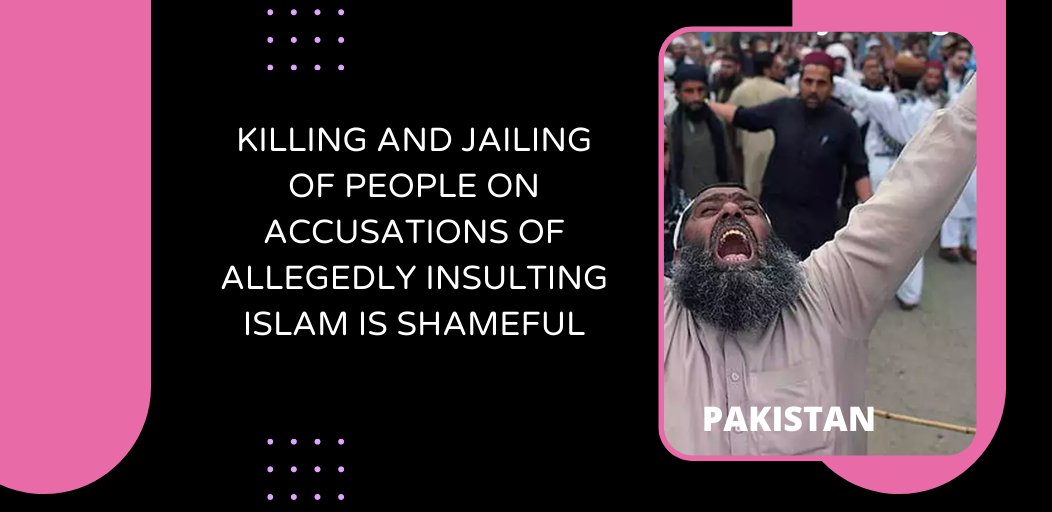 LaaiqaZaidi's tweet photo. Injustice of #Pakistan's blasphemy laws must be acknowledged by the international community, as it is awful to see individuals killed and imprisoned for allegedly insulting Islam..!!! #BlasphemyIsNotAnOffenceInPak #PakBlasphemyLaws https://t.co/QfKa0sBmhx