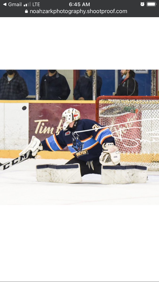 The Wolves are excited to announce the return of goaltender Sebastian Resar. He is a reliable goalie who is athletic and confident . Had a good season last year when called upon. He is looking for more opportunity and is hungry to get in the crease and show what he is capable of