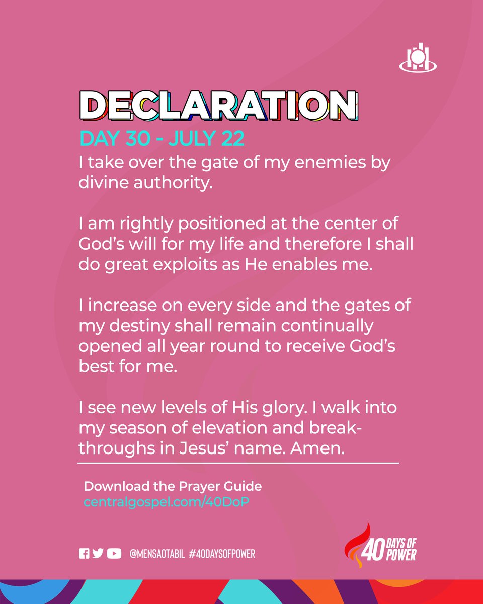 Day 30 #40DaysOfPower