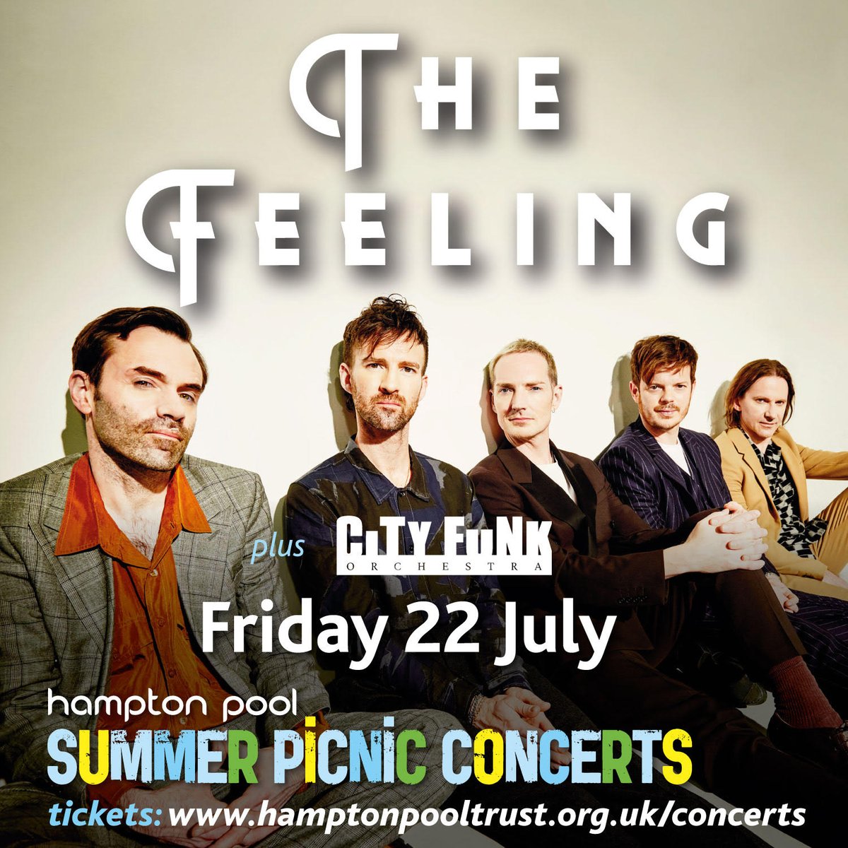 thefeeling's tweet photo. It's Friday! We're heading to @HamptonPool this evening for a night of new tunes, old favourites and good times ✨

https://t.co/WsQDWL1DSW https://t.co/D9yFyYOmNV
