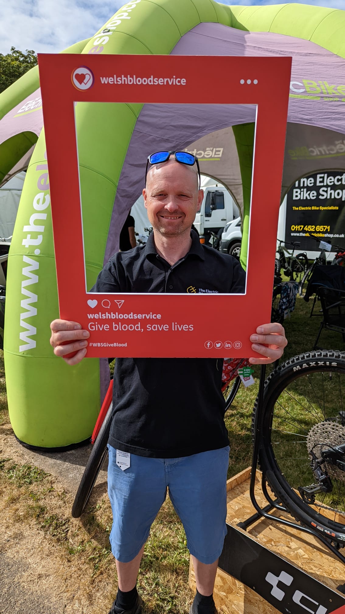 The Electric Bike Shop on Twitter "Happy to support WelshBlood! ️
