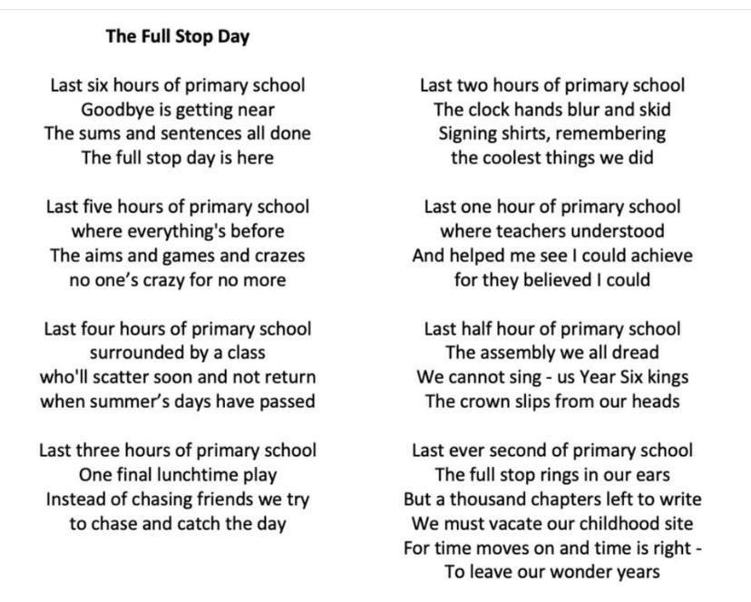 Goodbye year 6! We will miss you. ❤️