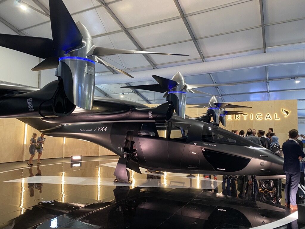 A week of interesting meetings on the road to #aviation innovation. Our colleagues of #PACE, a TXT company, attended the <a href="/FIAFarnborough/">Farnborough Airshow</a>. Here some snapshots of the world's latest aviation innovations, precisely the <a href="/Boeing/">The Boeing Company</a> 777-X, the latest Supernal and Vertical Aerospace's VX4.