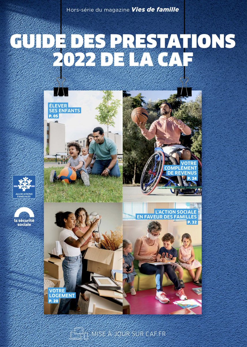 📣 L'édition 2022 du Guide des prestations de la Caf est en ligne ! 
bit.ly/3O9C8a5