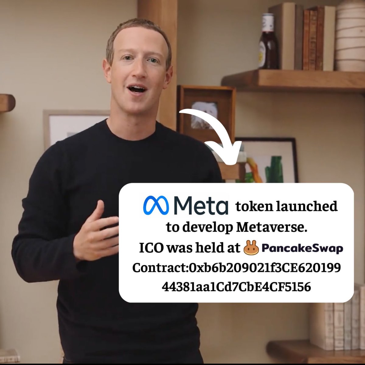 ElyJond's tweet photo. @rovercrc ⏰⏰⏰Last chance to own Facebook Metaverse ( $META) before listing all the biggest exchanges (Binance, coinbase...)

👉Buy $META ICO at PancakeSwap
🔗Contract: 0xb6b209021f3ce62019944381aa1cd7cbe4cf5156

#Facebook #META #Metaverse #Binance #Coinbase https://t.co/8RHkT7xTJq