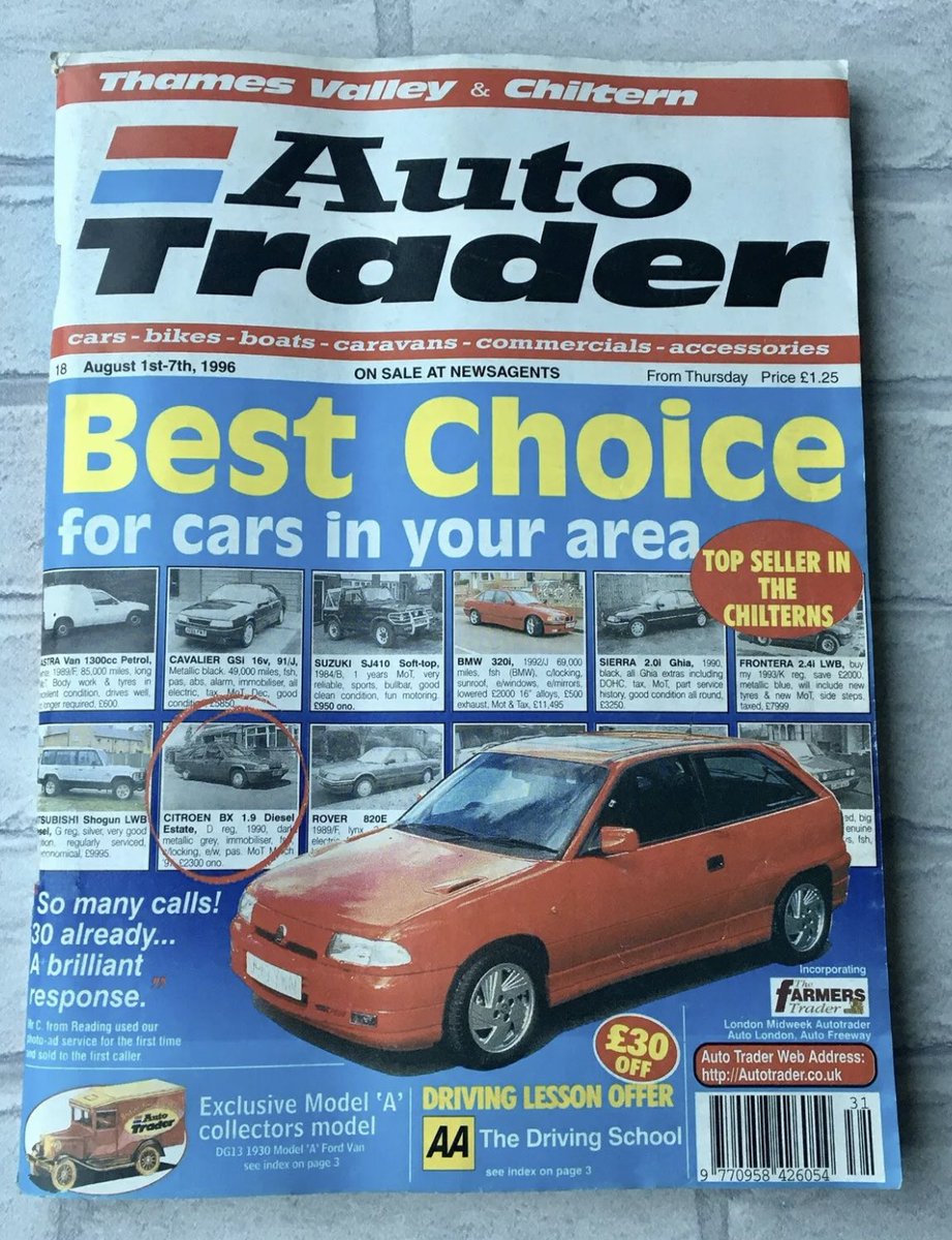 Russats's tweet image. Kids today, would not appreciate the Thursday morning buzz that this brought. @AutoTrader_UK