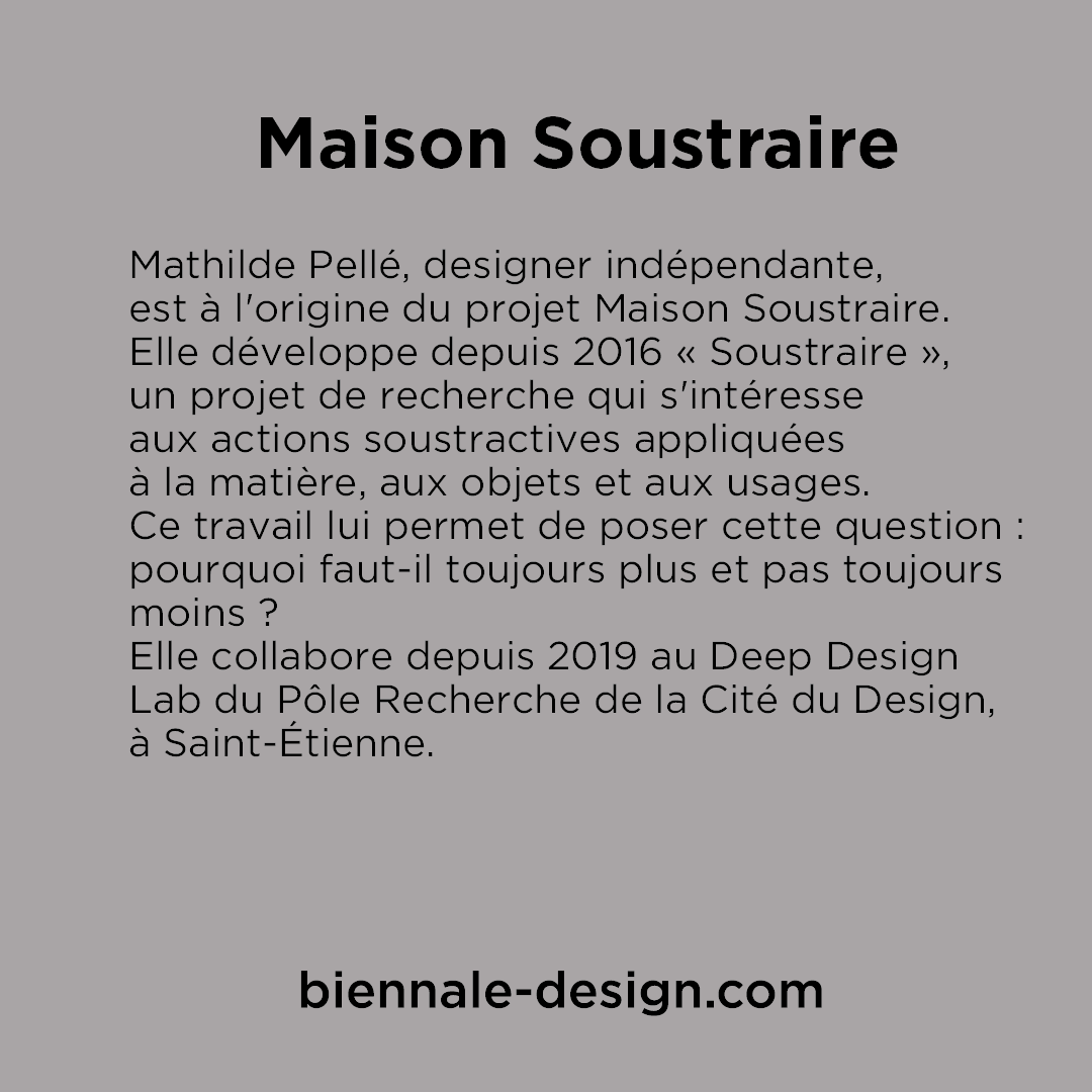 BiennaleDesign's tweet image. 🪑 La #BiennaleDesign2022, c&apos;est jusqu&apos;au 31 juillet !

Cette œuvre est à retrouver dans l’exposition &quot;Maison Soustraire, à postériori&quot; : biennale-design.com/saint-etienne/…
👉 Réservez votre Pass Biennale : lnkd.in/d_Q--Nz