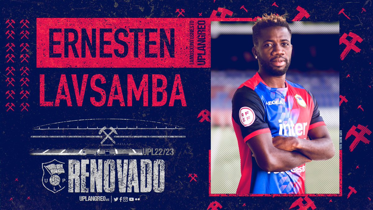 ✍🏻 | El centrocampista camerunés <a href="/RubisSamba/">Rubis Lavsamba</a> renueva su compromiso con el <a href="/UPLangreo/">UP Langreo ⚒</a> para la próxima temporada.
