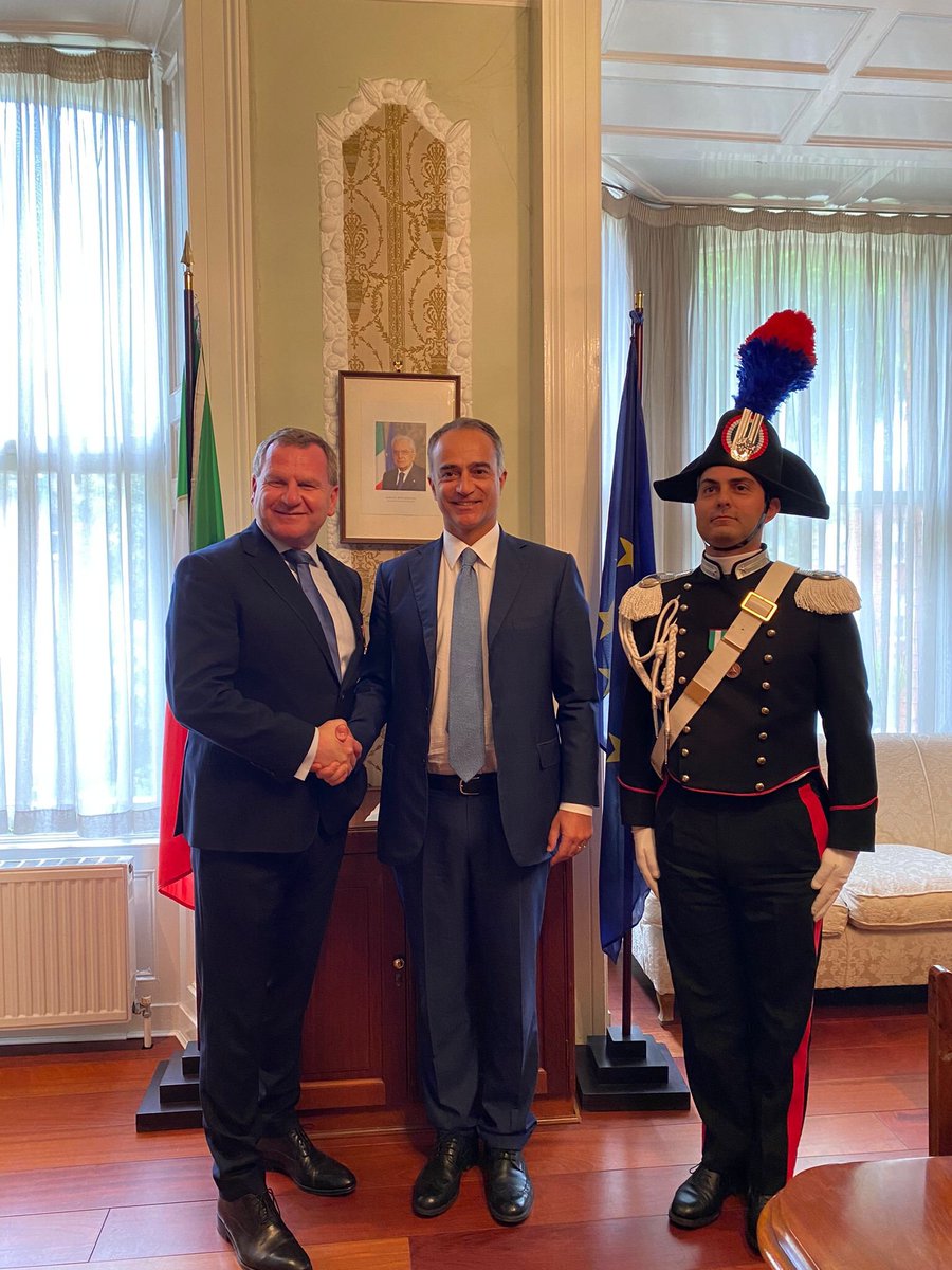 Ibec (@ibec_irl) on Twitter photo Congratulations to our CEO Danny McCoy on his Italian Knighthood (Cavalieri) of the Order of the Star of Italy for services to European business and economy 🇮🇹🇪🇺🇮🇪
@RuggeroCorrias <a href="/ItalyinIRL/">Italy in Ireland</a> <a href="/IrlEmbRome/">Ireland in Rome</a> Congratulations to our CEO Danny McCoy on his Italian Knighthood (Cavalieri) of the Order of the Star of Italy for services to European business and economy 🇮🇹🇪🇺🇮🇪
@RuggeroCorrias <a href="/ItalyinIRL/">Italy in Ireland</a> <a href="/IrlEmbRome/">Ireland in Rome</a>