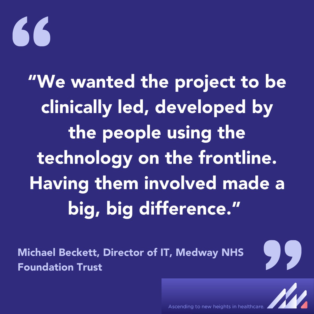 AlteraDH_UK's tweet photo. Time for a #ReflectiveFriday!
The success of @Medway_NHS_FT's go live with Sunrise is something we we'll never get over! The team took everything in their stride and delivered amazing results, and built an EPR with clinicians, for clinicians. 
@mikewbeckett reflects👇 https://t.co/j1wu5585dv