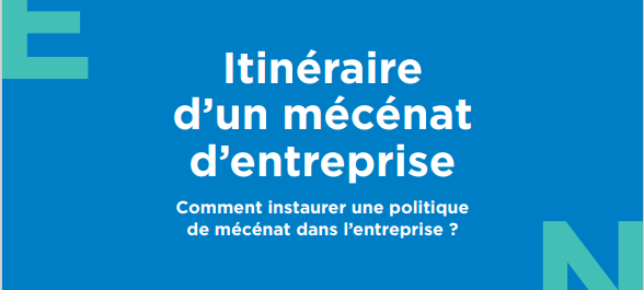mecenova's tweet photo. |Veille| @CMoizan, DG du Fonds de dotation #Mécénat @Servier, publie "Itinéraire d'un mécénat d'entreprise", un guide pratique pour lancer ou renforcer une démarche de mécénat en entreprise.
📘 A consulter ici : https://t.co/F04SrE6UtZ
#Intérêtgénéral #ESS #engagement https://t.co/5RPJbmCSzi
