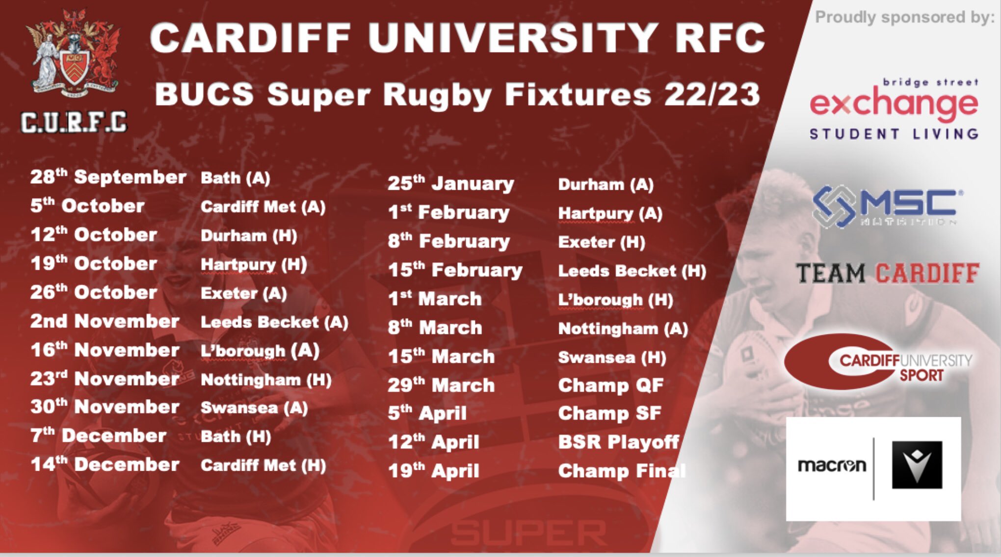 Cardiff Uni RFC (CardiffUni_RFC) / Twitter
