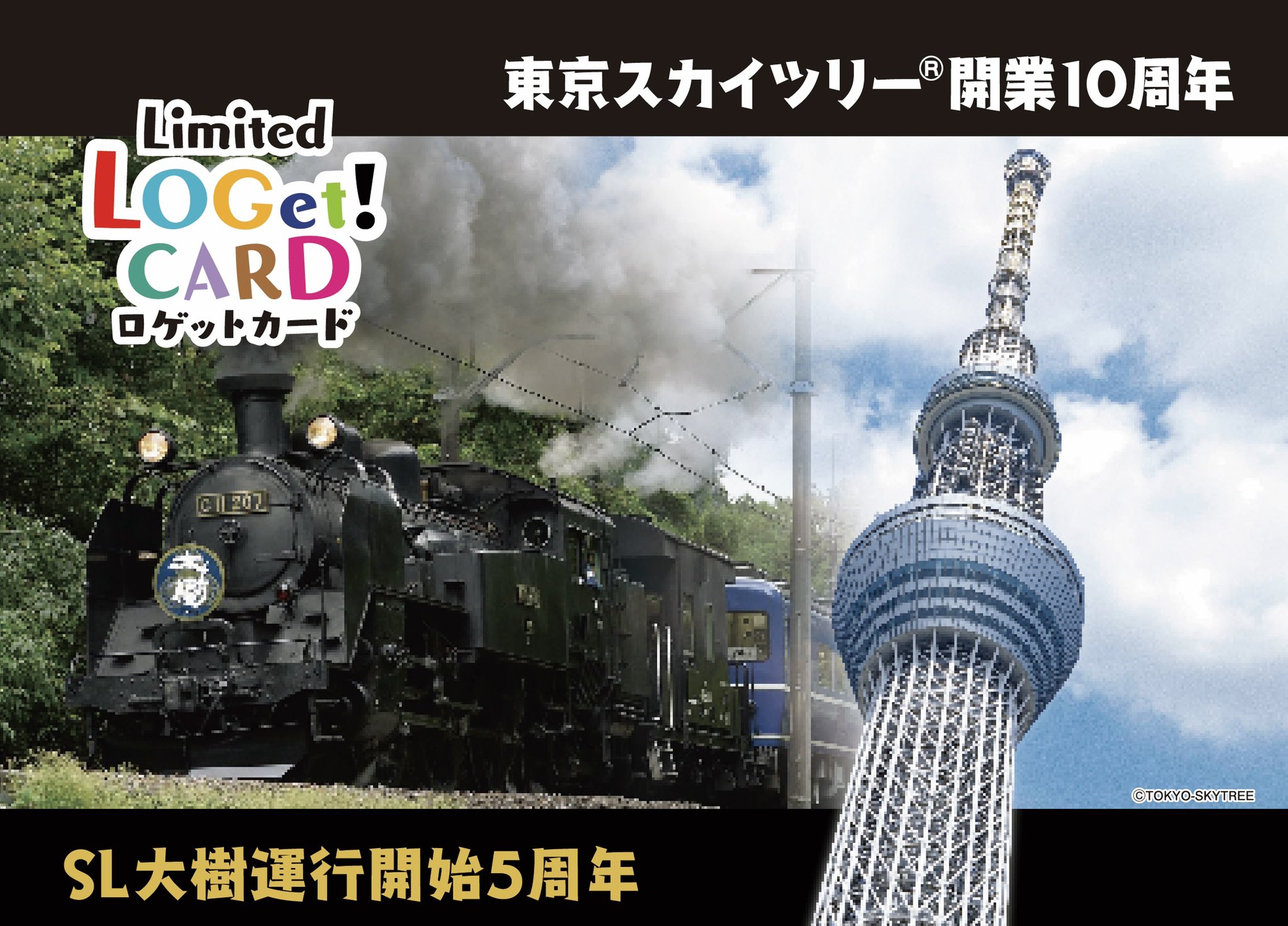 リミテッド ロゲットカード 東京スカイツリー SL大樹 2枚セット ロ