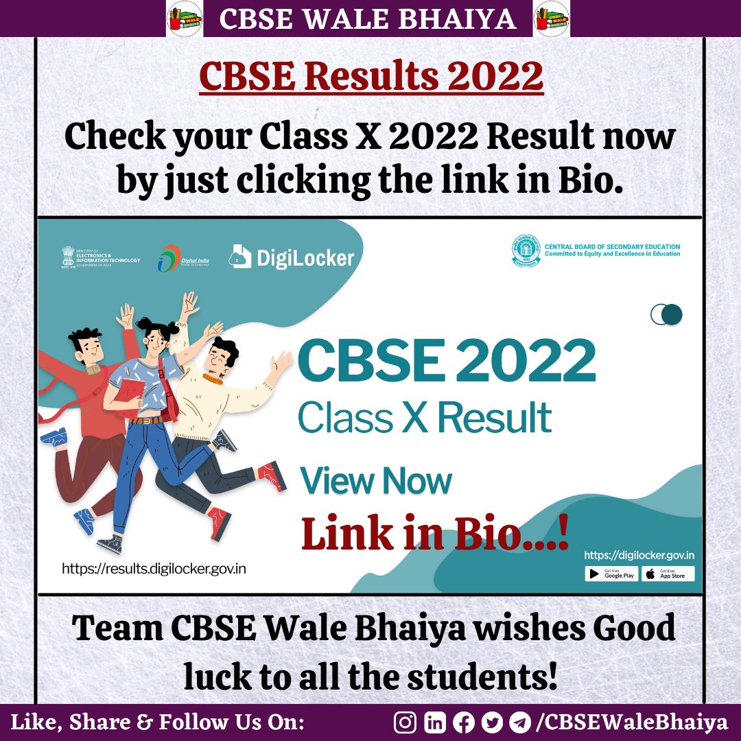 #BREAKING | Central Board of Secondary Education (#CBSE) announced Class 10 results on Friday, July 22. Students can check their results on the official website cbseresults.nic.in

#CBSEResult #cbseresult2022