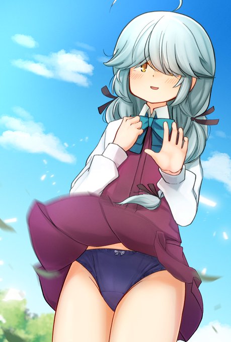 突然の旋風が浜波をおそう! 