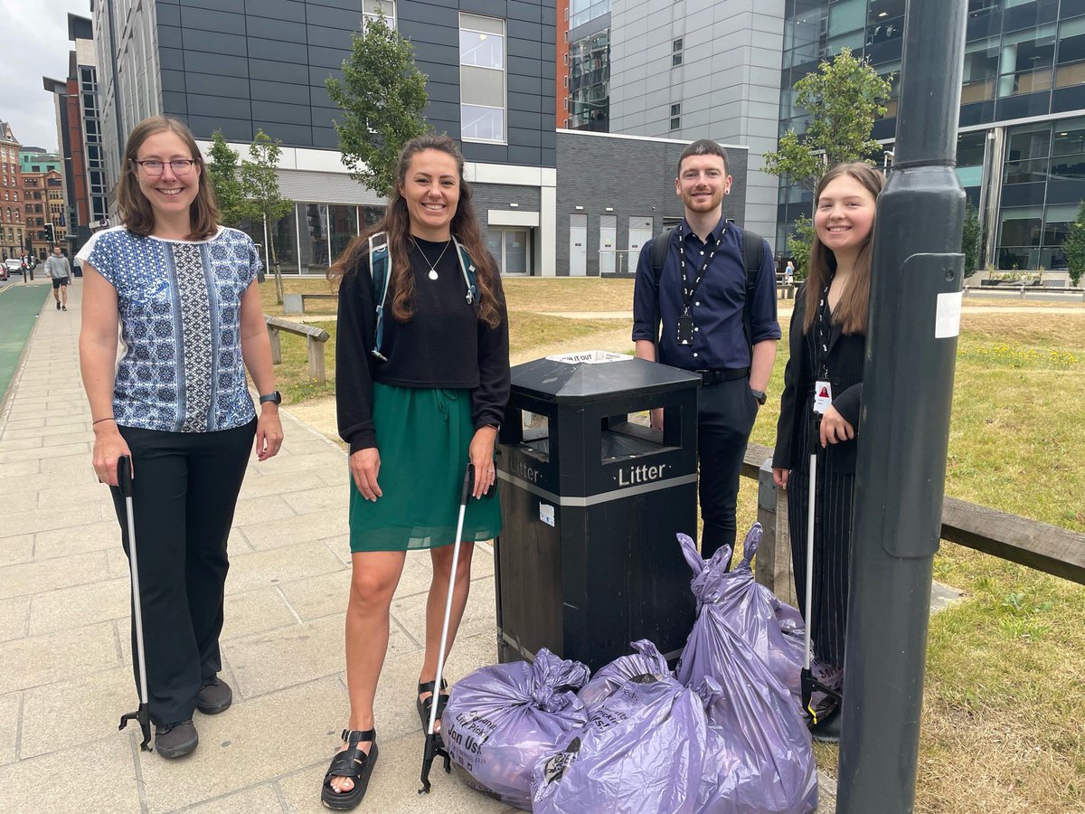 GeoHazards's tweet photo. Great to see some new faces 😊😊 joining us for the #BrilliantNeighbours monthly litter pick down by the River Aire yesterday! #MottMacLeeds #LitterFreeLeeds https://t.co/pVW9Y18OfI