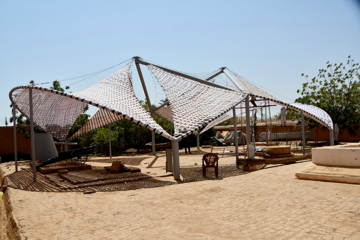 basestructures's tweet image. A fantastic result for all involved on this project at the National Corporation for Antiquities and Museums Sudan basestructures.com/portfolio/suda…
#shadecanopy #tensiles #fabricengineering @mallinsonae.com