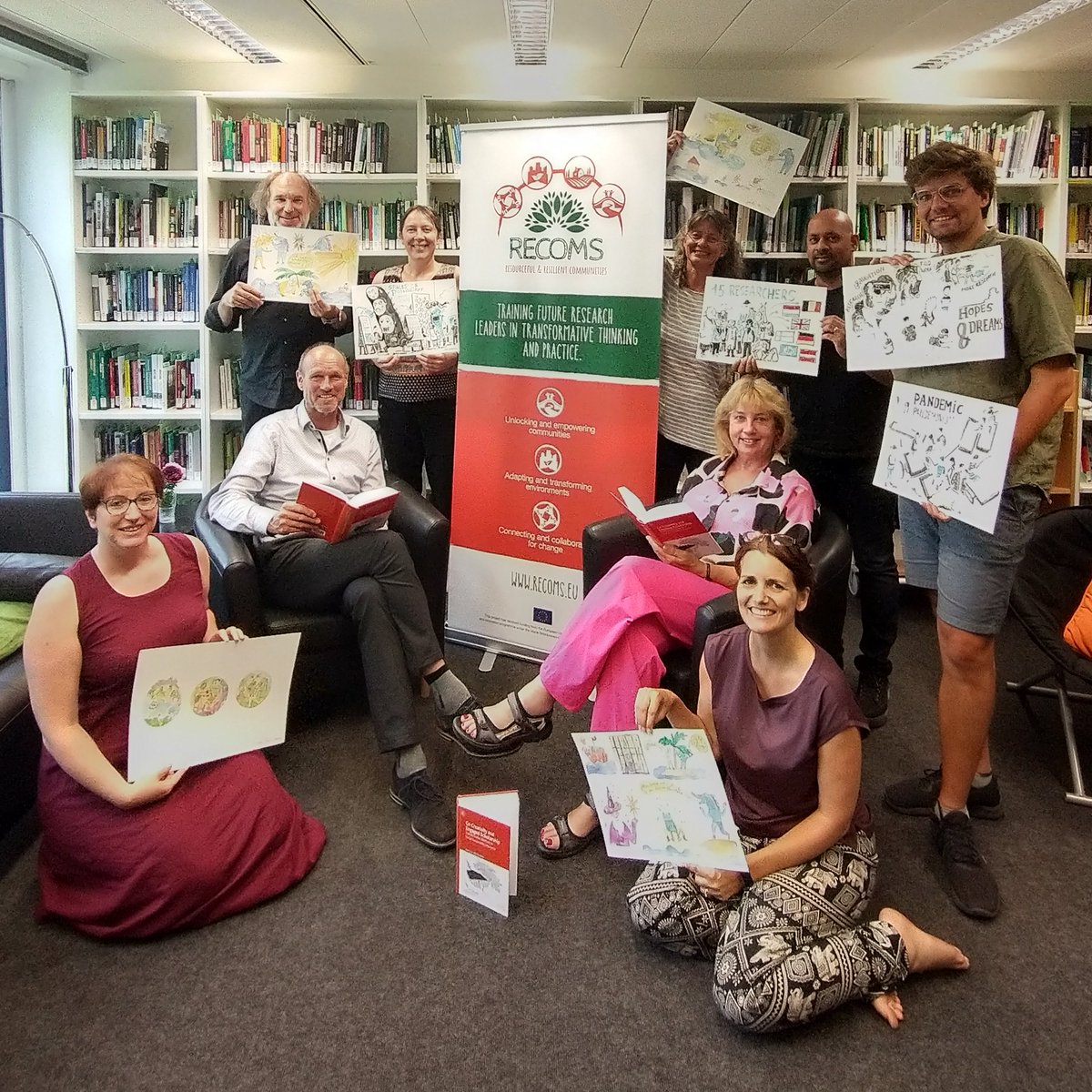 Enjoyable final meeting in Munich - launching the book and <a href="/carefullscholar/">Care-full Scholar</a> MOOC and reflecting on the RECOMS project <a href="/rachelcarson/">Peggy Neal</a>