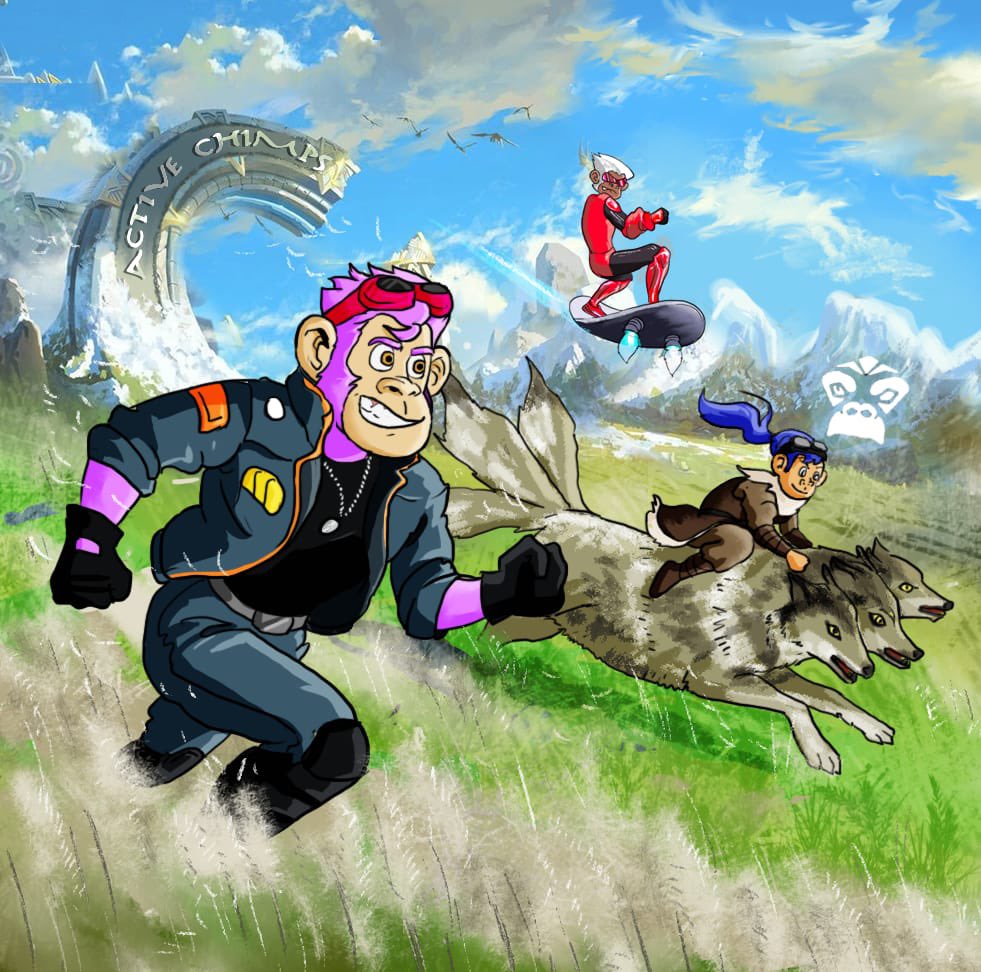activechimps's tweet image. Wolves ride on the wind, chimps ride on their dreams.  🦍

| Follow, RT &amp;amp; Like 🌈💕 | 

Join discord: discord.gg/GyTaYkMZSa to get WL spots.

#NFTs #NFTCommmunity #ETH #opensea #NFTProject #whitelist #MyZooverse #ActiveChimps