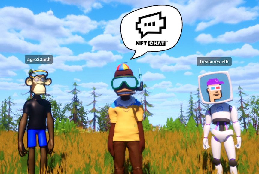 Chilling inside the <a href="/NFTChat/">NFTChat</a> private pre-alpha today 😵💫

Who wants in?