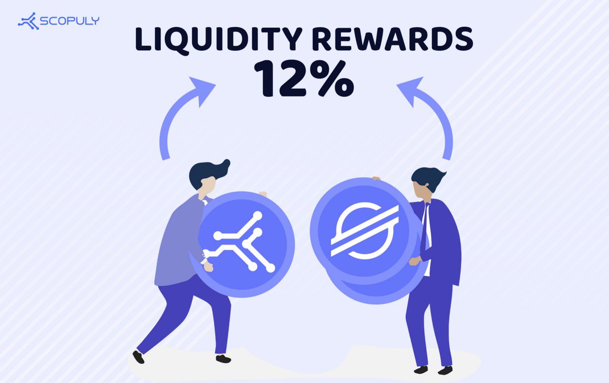 scopuly's tweet image. 💥 Liquidity Rewards Launched 💥

And here is the second reward program! Each participant of liquidity pools XLM/SCOP, USDC/SCOP with a share of 1,000 SCOP receives +12% APY in addition to the yield of the liquidity pool. Daily payments. 

Read more scopulyplatform.medium.com/scop-token-hol…