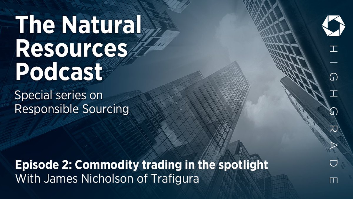 🎙️ NEW: Podcast Series on #ResponsibleSourcing | Ep. 2

We put the spotlight on #CommodityTraders. They are key to any effort to improve mineral supply chains.

Join our conversation with James Nicholson, Head of Corporate Responsibility at @Trafigura: buzzsprout.com/907126/10789377