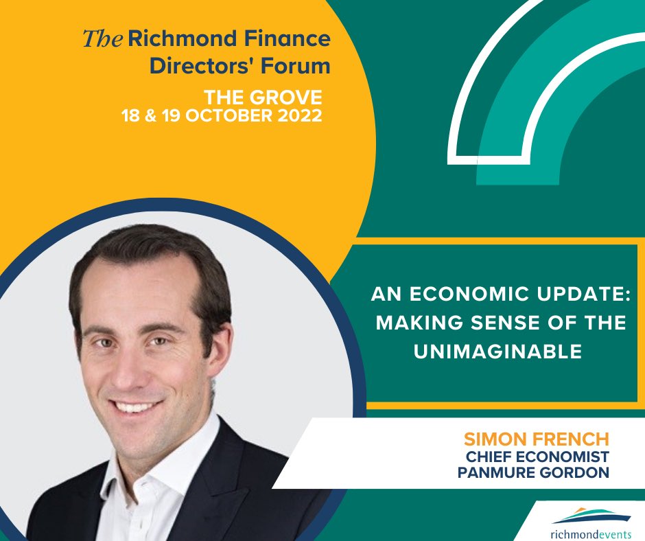 We are thrilled to announce Simon French will be joining us at our October Finance Directors’ Forum, providing an informed economic update that makes sense of the unimaginable.

Please request a complimentary invitation by contacting Georgia Brown at gbrown@richmondevents.com