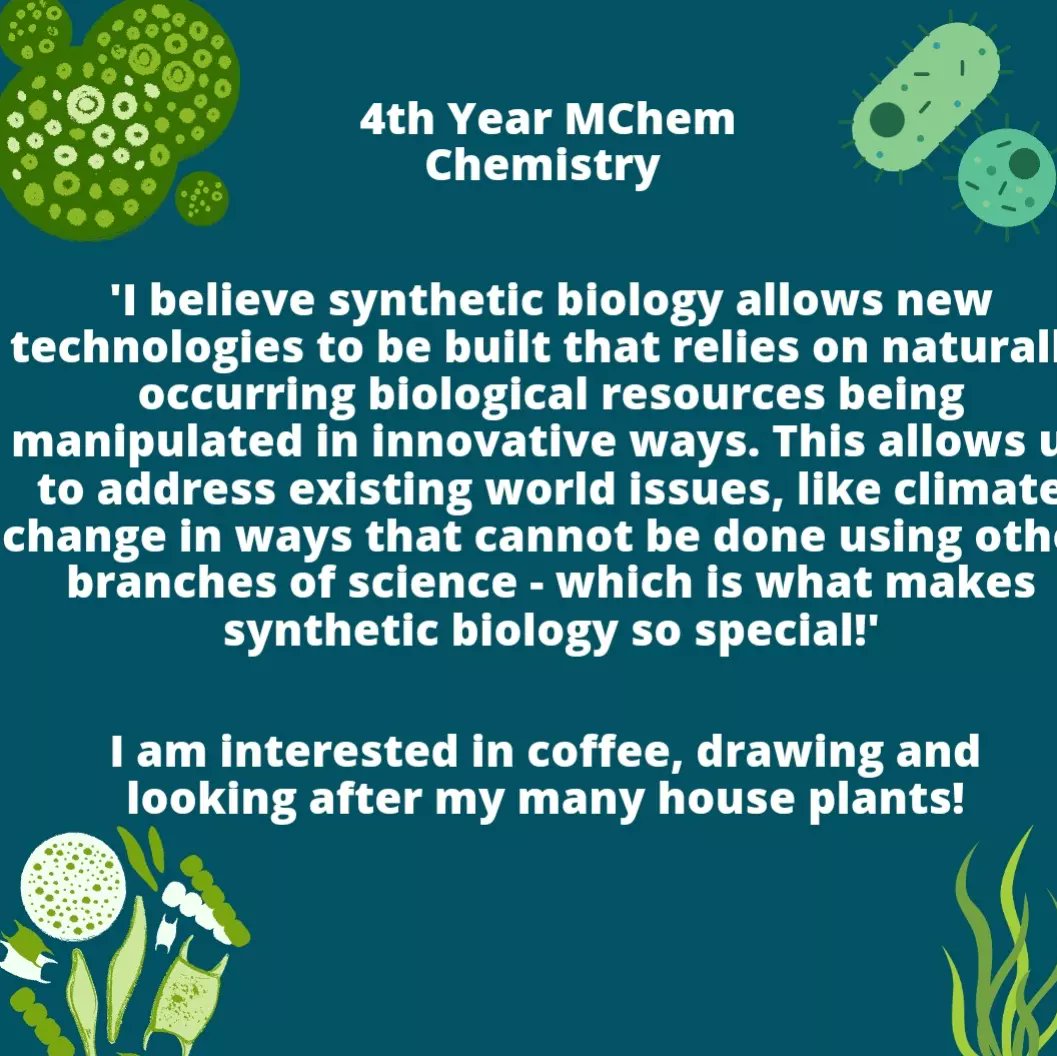 Meet our team! Kaylee Patel is a 4th Year MChem Chemistry student and she is currently our Team Leader and part of the Dry Lab team!
#iGEM #Syntheticbiology