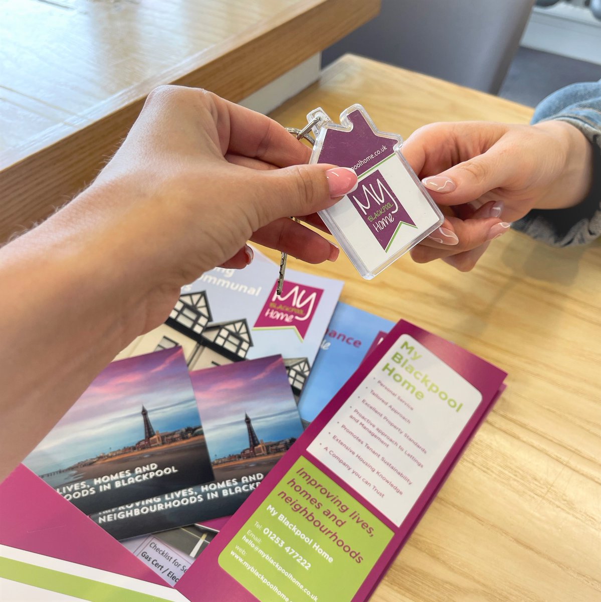 Want that ✨receiving the keys ✨ moment? 
Find the right property for you at myblackpoolhome.co.uk 🏡🔑