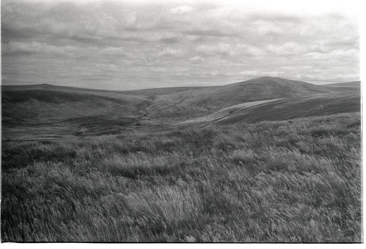 GlavindStrachan's tweet photo. View from #HigherTor on #Dartmoor shot on #Pentax #Spotmatic with #Takumar 50mm on #Rodinal 200 #blackandwhite #film #developed in #Ilford ID11 π· The light meter doesn't work and the lens is a bit stiff, so, some fiddling and guesswork involved π https://t.co/Jh6lcdjmed