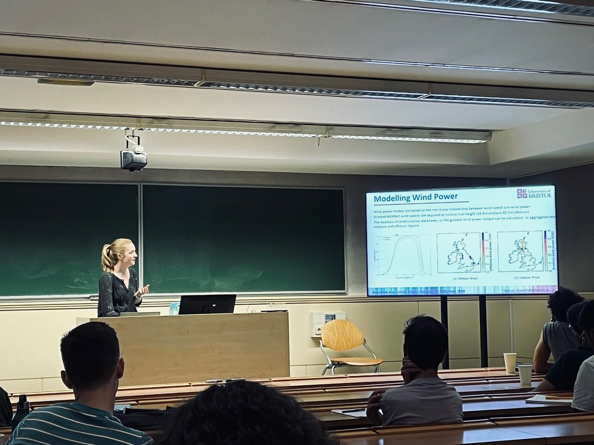 Dr_Chris_White's tweet image. Excellent lecture from @HCBloomfield19 on energy modelling at the @Compound_Event #DAMOCLES training school on  #CompoundExtremes. Doing a great job in the #Heatwave 🥵 in #Budapest!
@freyagarry @Ana__Bastos @fiachraol