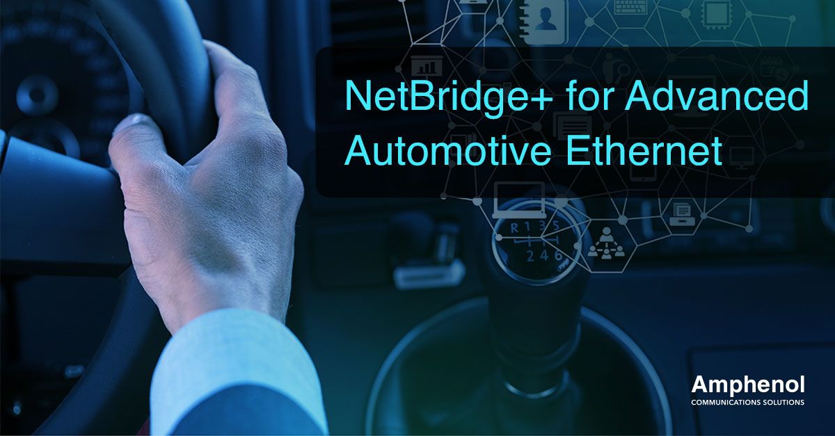Learn more about Amphenol’s Automotive #Ethernet Connectors and other wide portfolios of #automotive connectors. ow.ly/VXyl50K1UsB #Amphenol #AutomotiveEthernet #ADAS #NETBridge+ #USCAR-2