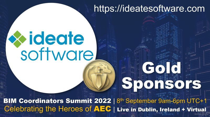 IdeateSoftware's tweet photo. #IdeateSoftware has been announced as gold sponsors for #BIMcoordinatorSummit2022 on the 8th of September, in Dublin, Ireland. 

➡️  Learn more: https://t.co/6Yn7S8Azt3

#BIM #BIMheroes #DigitalTransformation #Innovation https://t.co/w3YnUHHpGe