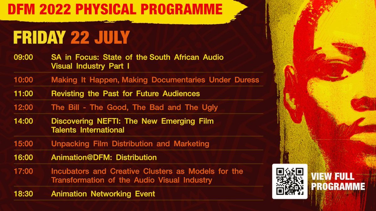 nfvfsa's tweet image. #DFM2022 We&apos;re hosting a Marketing &amp;amp; Distribution Masterclass with Thandeka Zwana (Film industry expert funded by #NFVF). Gain great understanding of marketing &amp;amp; distribution &amp;amp; its role in the film industry. Today from 2h30 pm – 3h20pm. #RevolutionEvolution #ChangingTheNarrative