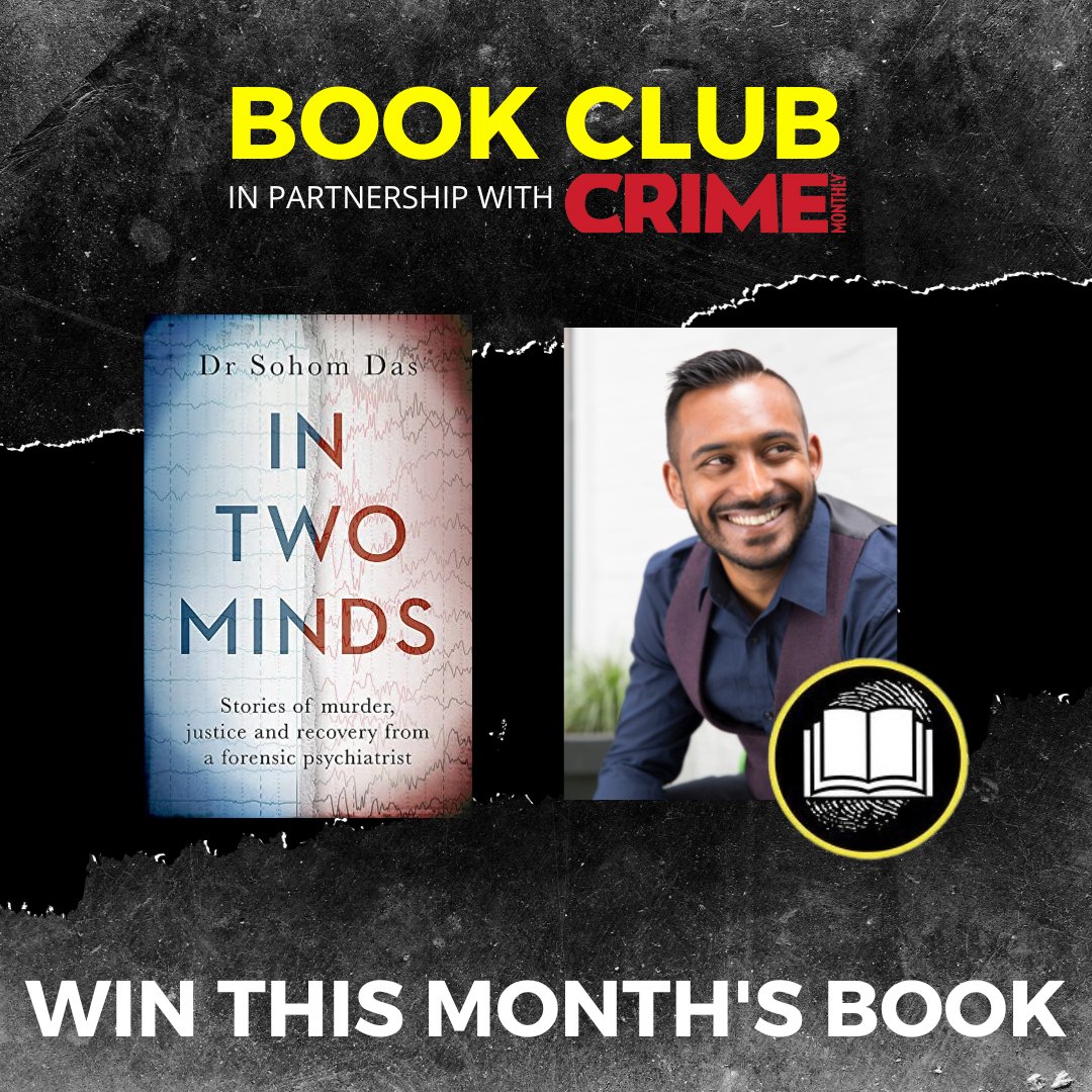It's book club competition time! Head over to insta for your chance to win one of five copies of In Two Minds by <a href="/Dr_S_Das/">Dr Sohom Das</a> ready to read before book club on Tuesday 9 August aat 8pm inst LIVE. #truecrimebooks #truecrimecommunity #truecrime