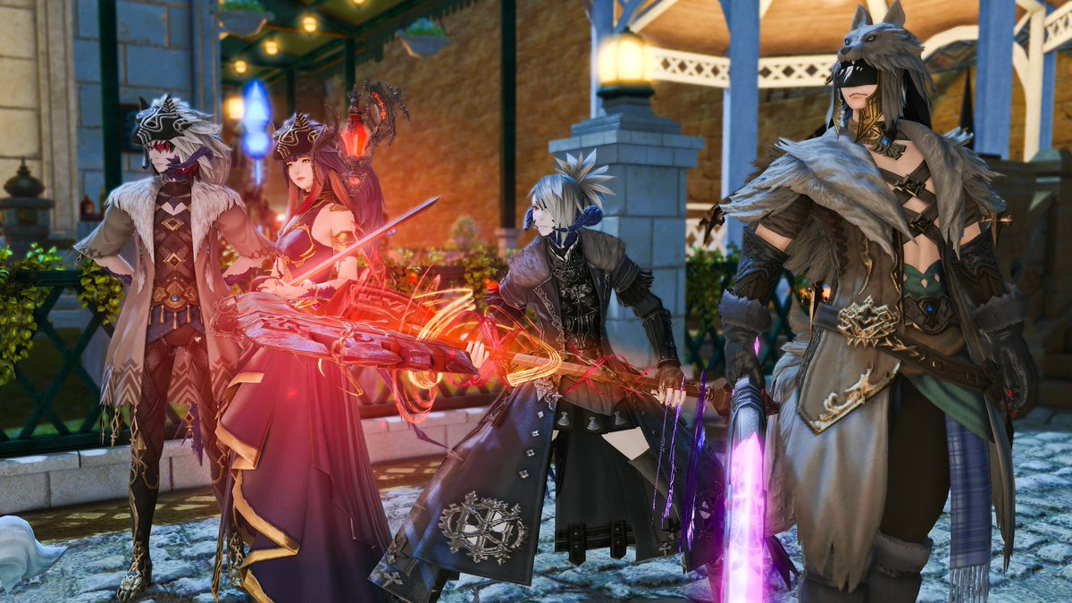 meyoG8's tweet photo. もっふもふ装備!
たまにはみんなでSS撮るの楽しい☺️📸✨
#FF14 #FCLP8 #Gungnir https://t.co/zYmhf9SKWy