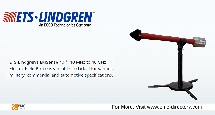 emcdirectory's tweet photo. ETS-Lindgren Releases its Latest Automotive, MIL-STD-rated Electric-Field Probe
Read More https://t.co/OGO4QS3Oj2
@ETSLindgren #release #latest #broadband #electric #field #efield #probe #series #EMSense40 #automotive #commercial #rf #immunity #standards #emc #industry #news https://t.co/xBXRC6hGTs