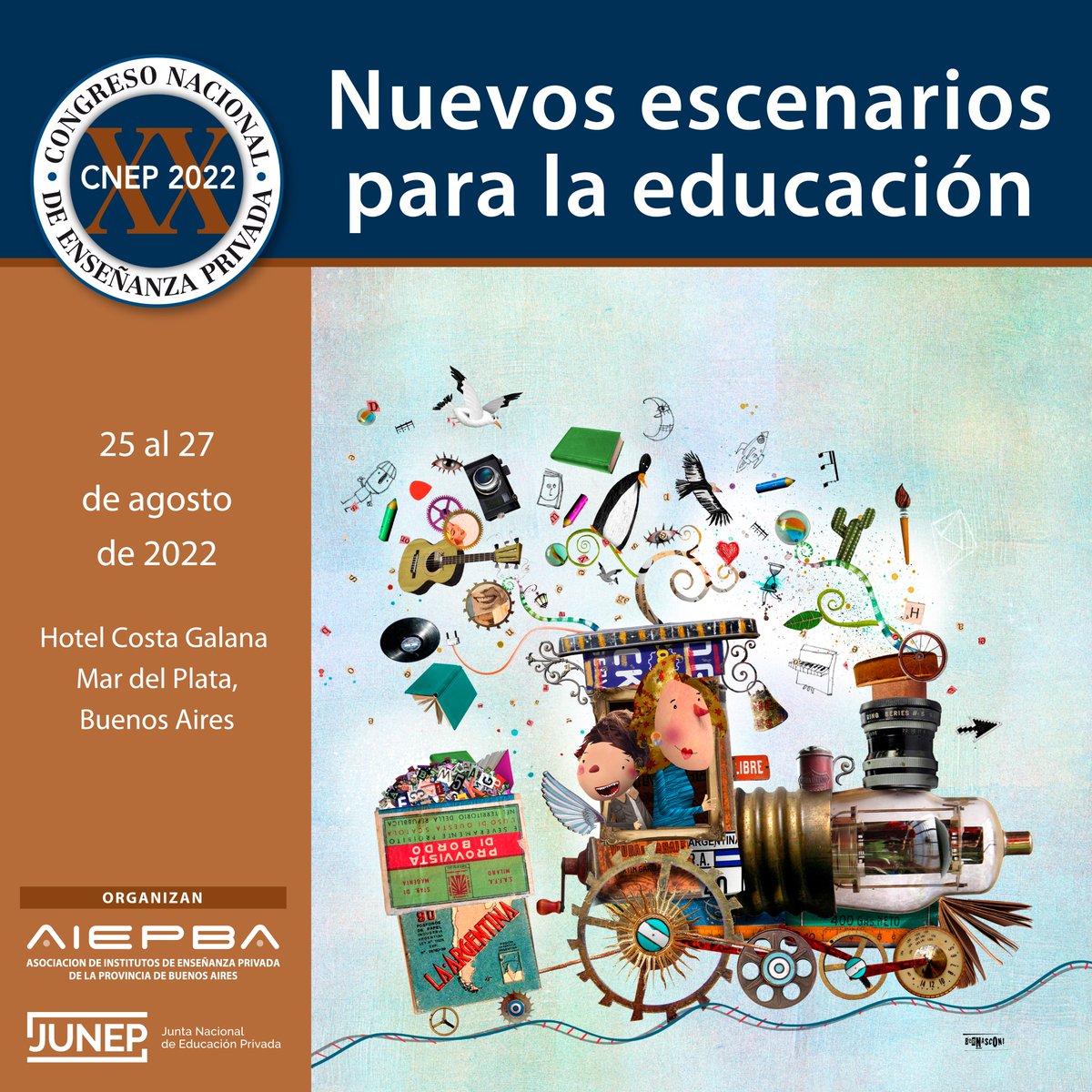 AIEPA_AIEPBA's tweet photo. #CNEPXX 📲 Accedé a toda la grilla de actividades y la información necesaria sobre nuestro Congreso Nacional de Enseñanza Privada ingresando a https://t.co/N7MF2b8wRg https://t.co/FVPyyvpeN7