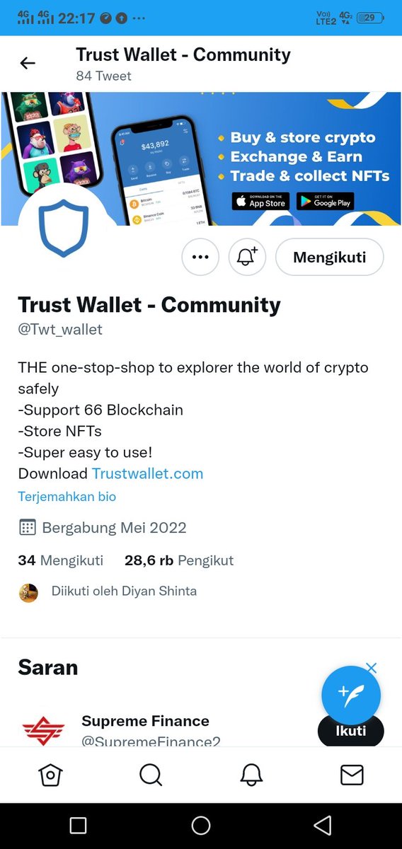 alfa_rooster's tweet photo. @Twt_wallet bnb1m7020xxa7lex60fneqzaxnrdvf9sfnvhgsj
#Trustwallet 
Tag friend
@Bellonk5 https://t.co/mpSxJYYJAF