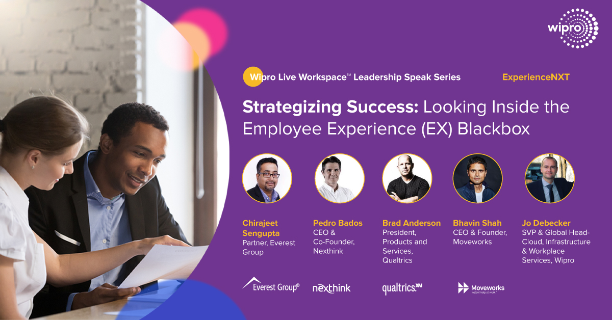 Moveworks CEO, Bhavin Shah, joined leaders from <a href="/Wipro/">Wipro</a>, <a href="/NexthinkNews/">Nexthink</a>, <a href="/Qualtrics/">Qualtrics</a>, and <a href="/EverestGroup/">Everest Group</a> for a discussion on how to foster an employee experience at your company that helps you gain a competitive advantage.

Access the session on demand: bit.ly/3IVYkCI