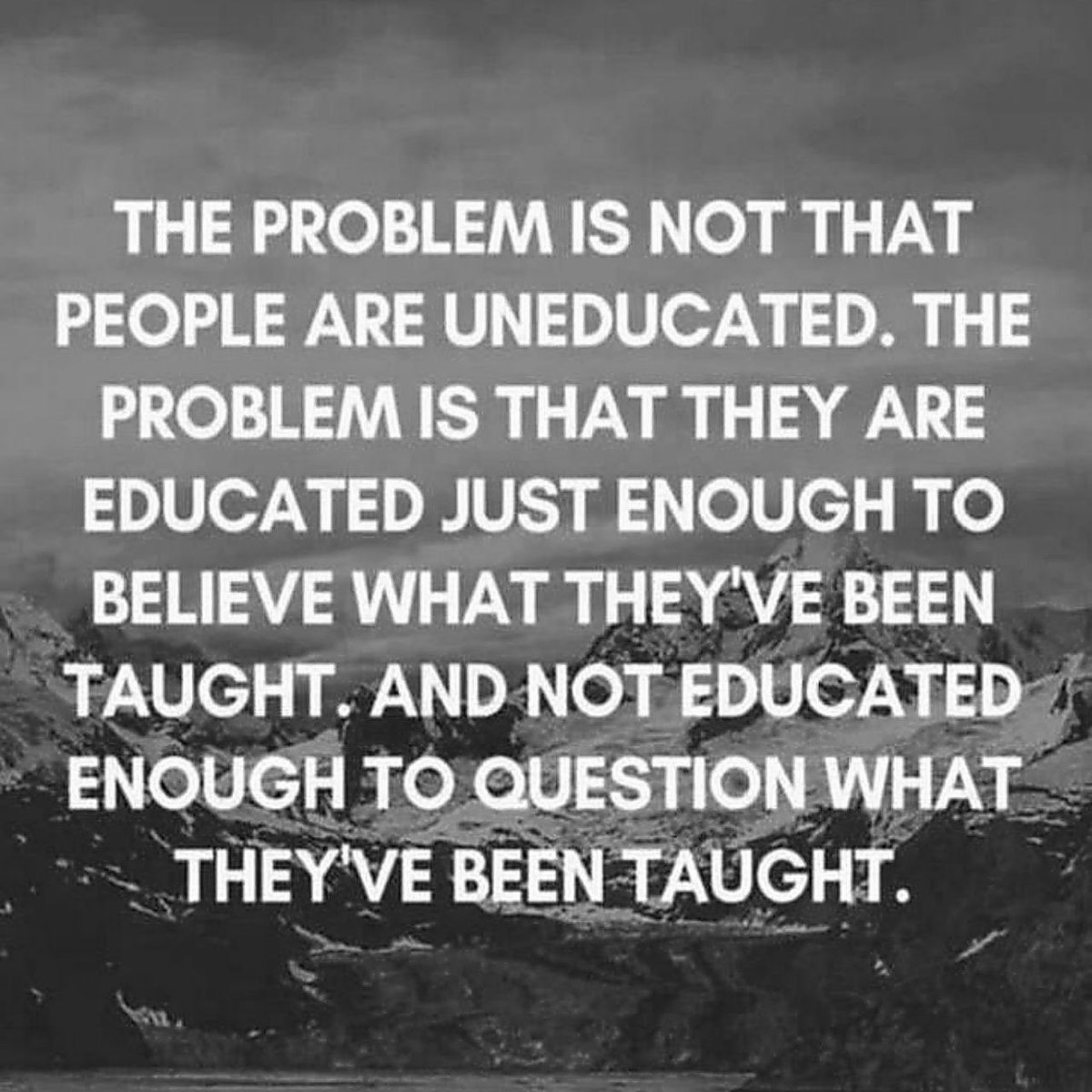 P_T_B_American's tweet photo. #AlwaysQuestion Have an open mind and apply #CommonSense https://t.co/SGFCwdiQfX