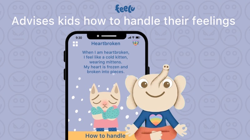 AppFeelu's tweet image. Feelu is an emotions app, designed for ages 3-8 👦  By using carefully designed, interactive lessons, we are able to direct kids' emotional intelligence and improve their ability to manage their emotions.  Feelu, with the help of @littlewhaleinc, used their app creation skills...