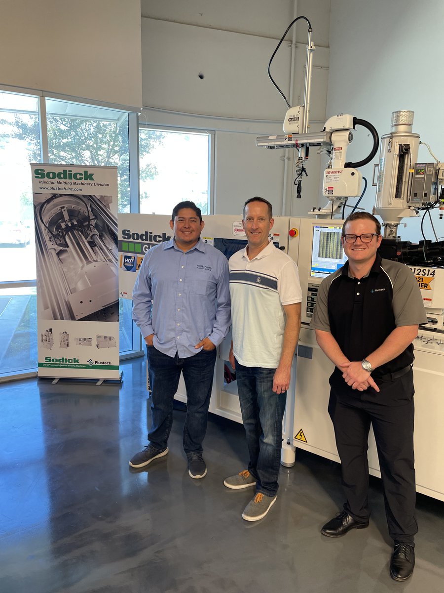 PPlasticsIM's tweet photo. We are committed to continuous improvement and finding new ways to solve problems. Two members of our team visited an event hosted by @SodickIMM to learn about new injection molding machines.
#continuousimprovement #processimprovement https://t.co/vY3kn1hq3x